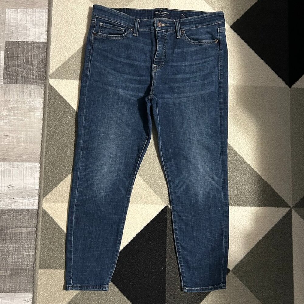 Lucky Brand AVA Mid Rise Cropped‎ Jeans Women's Size 14/32